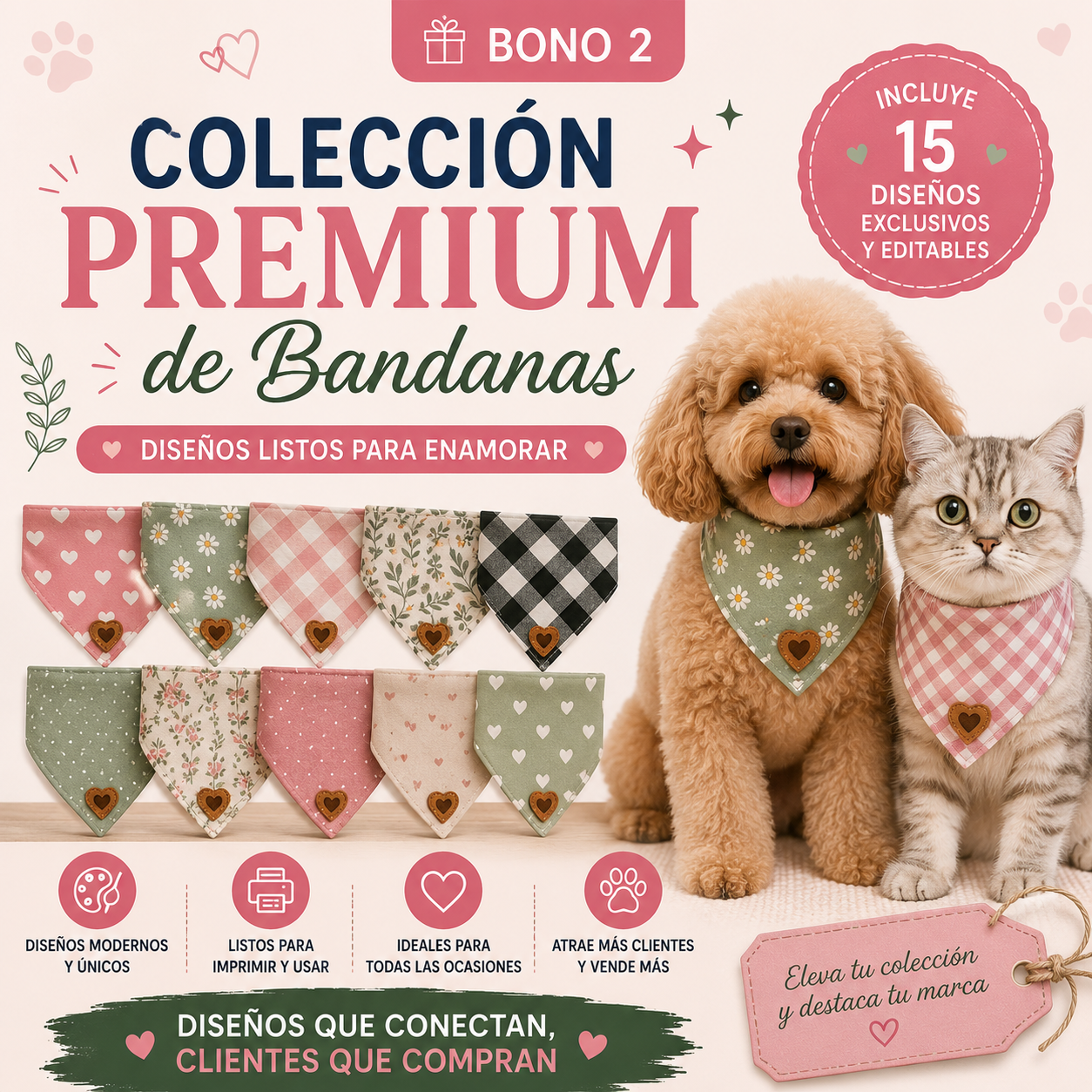 🐶 Colección Premium de Bandanas para Mascotas