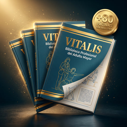 VITALIS® — Biblioteca Profesional del Adulto Mayor (6 Tomos + 6 Bonos)